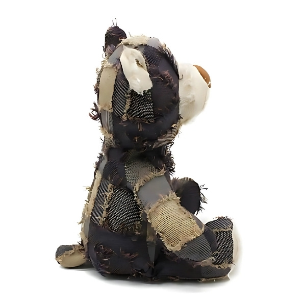 peluche-para-perro-oso-marrón-oscuro-sentado