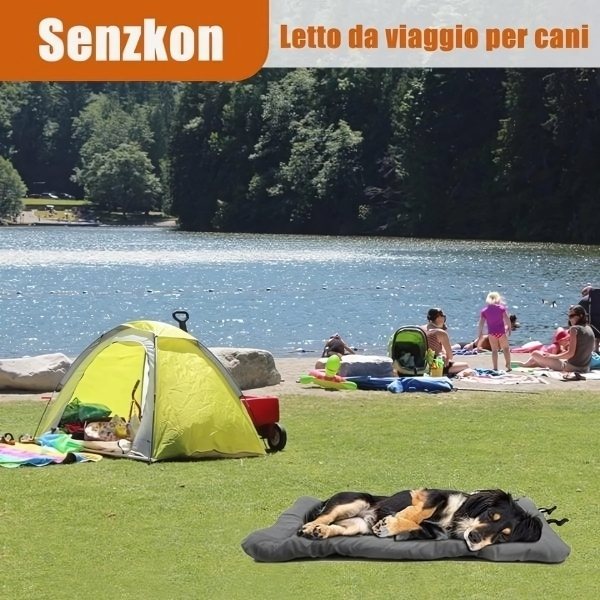 tapete de viaje impermeable para perros camping