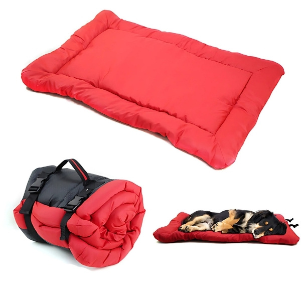 tapete de viaje impermeable para perros presentación