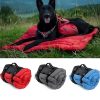 tapete de viaje impermeable para perros rojo gris negro