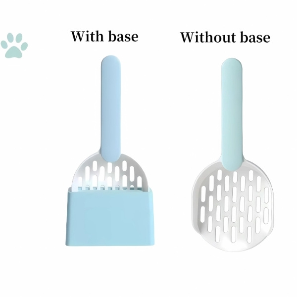 pala de arena para gatos con o sin azul
