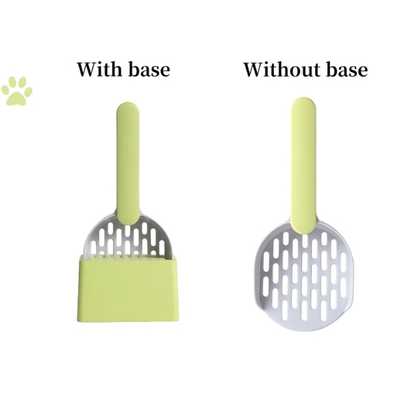 pala de arena para gatos con o sin verde