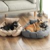 Cama-3-en-1-para-Perro-gris-marrón-3-en-1