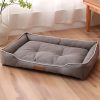Cama-Cómoda-y-Resistente-para-Perro-gris
