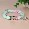 Collar-Personalizado-Rectangular-Para-Gato-con-timbre-verde