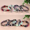 Collar-Personalizado-Rectangular-Para-Gato-con-timbre-verde-flores-negro-rojo