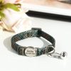 Collar-personalizado-para-gato-con-grabado-presentación-verde