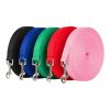 Correa-larga-para-perro-negro-azul-verde-rojo-rosa