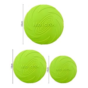 Frisbee-de-goma-natural-para-perros-verde-talla
