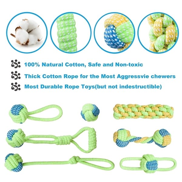 Juguetes-de-cuerda-para-Perros-algodón