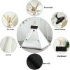 Tienda-Tipi-Cómoda-para-Gato-blanco-madera-textil-material