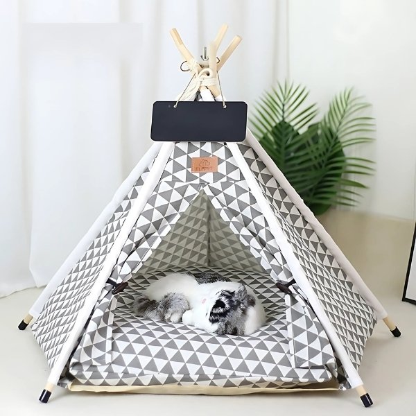 Casa-Tipi-Cómoda-para-Gatos-presentación-gris