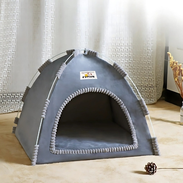 Tienda-acogedora-para-gato-azul-presentación