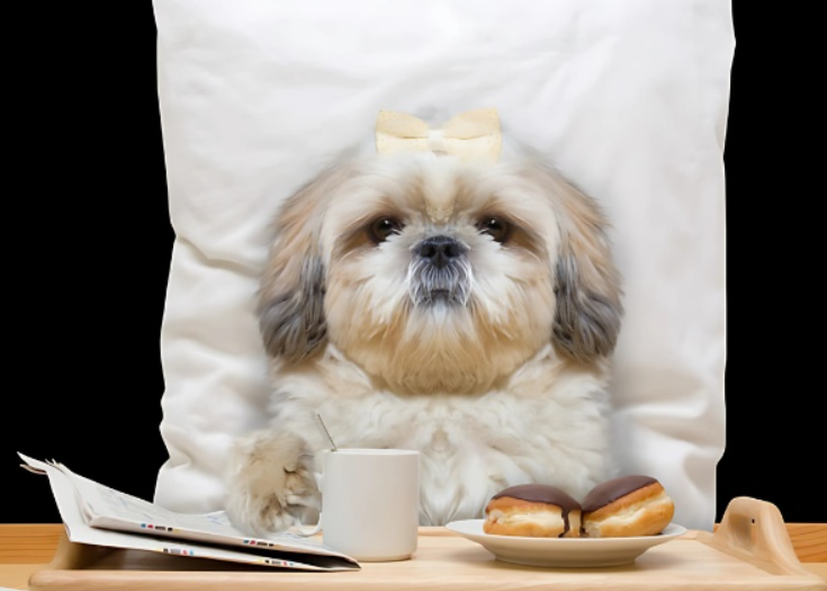 comida-para-perro-comiendo-en-cama