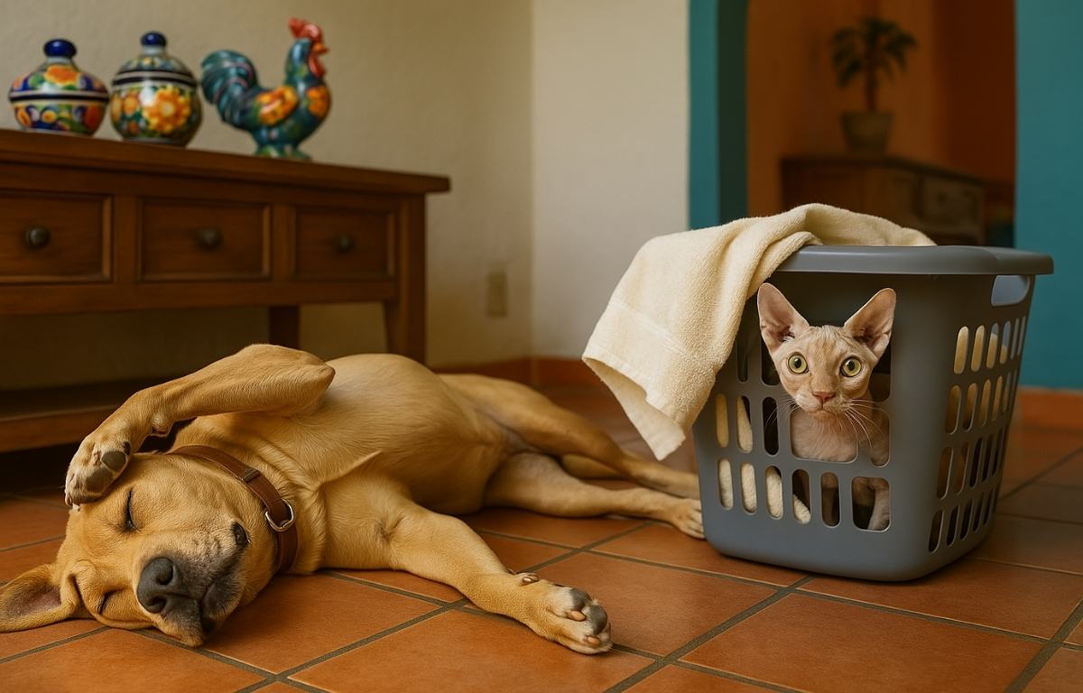 perro-y-gato-enfermos-y-cansados