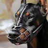 Bozal-suave-y ajustable-para-perro-respirante-doberman