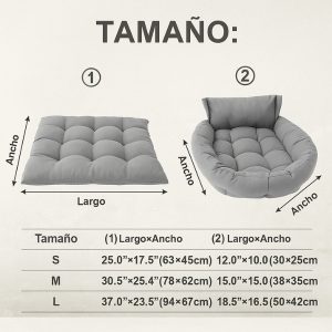 Cama-3-en-1-para-Perro-gris-3-en-1-talla