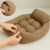 Cama-3-en-1-para-Perro-marrón-botones