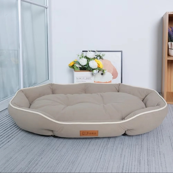Cama-beige-de-Lujo-para-Perros