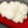Cama-rojo-Acolchada-con-Estampados-para-Perros-textura