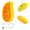 Cepillo-Pulverizador-amarillo-Anti-Pelaje-para-perro-USB-agua