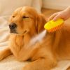 Cepillo-Pulverizador-amarillo-Anti-Pelaje-para-perro-presentación