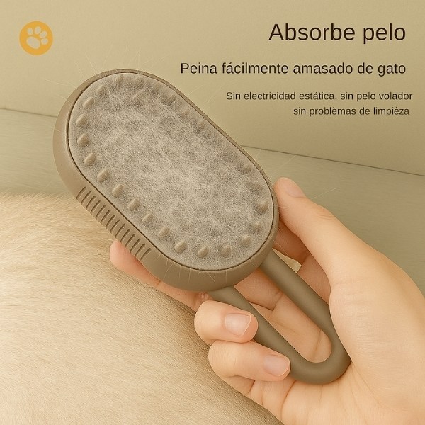 Cepillo-Pulverizador-marrón-Anti-Pelaje-para-perro-pelo