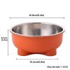 Comedero-para-perro-de-acero-inoxidable-naranja-talla