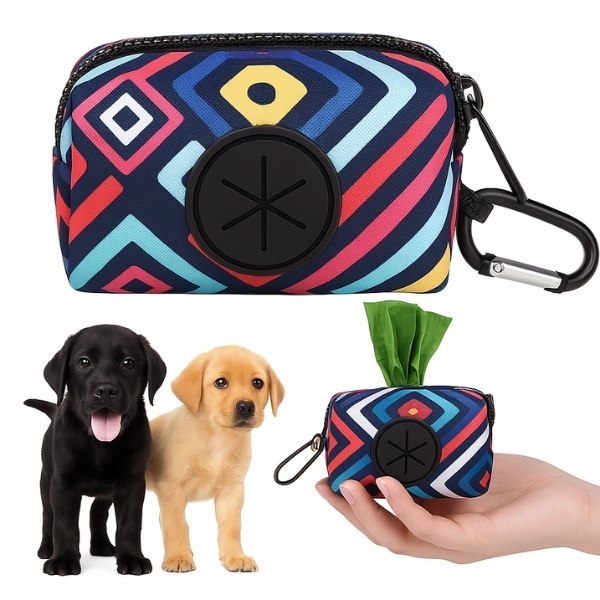Dispensador-de-bolsas-azul- para-perro-presentacion