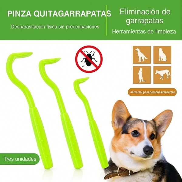 quita-antigarrapatas-verde-para-perros-presentación