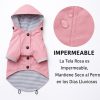 Impermeable-para-perro-rosa-impermeable