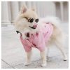 Impermeable-para-perro-rosa-pequeño