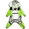 Impermeable-verde-para-perro-con-capucha-transparente