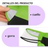 Impermeable-verde-para-perro-con-capucha-transparente-cuello