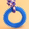 Juguete-azul-para-morder-perro-anillo