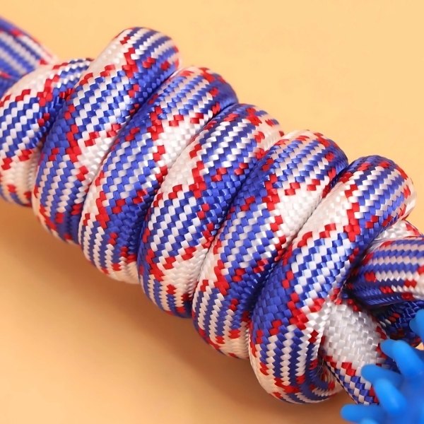 Juguete-azul-para-morder-perro-nudo-fuerte