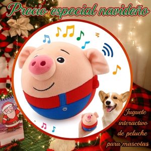 Juguete-cerdito-saltarín-para-perro-navidad