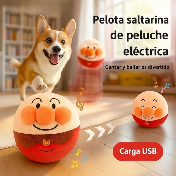 Juguete-superman-saltarín-para-perro-rojo-electrica