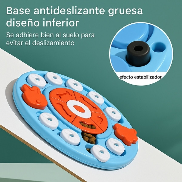 Juguetes-interactivos-para-perro-redondo-azul-rompecabeza-antideslizante