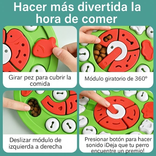 Juguetes-interactivos-para-perro-redondo-verde-rompecabezas-módulo