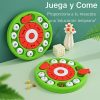 Juguetes-interactivos-para-perro-redondo-verde-rompecabezas-pescado