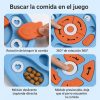 Juguetes-interactivos-para-perros-rompecabezas-redondo-azul-buscar-comida