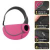 Mochila-rosa-para-Perros-Pequeños-cremallera