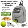 Porta-Bolsas-gris-para-Popó-de-Perro-multifuncional