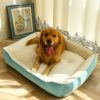 cama-turquesa-para-perro-huesos-grande-talla