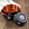 comedero-comida-para-perros-marrón-tres