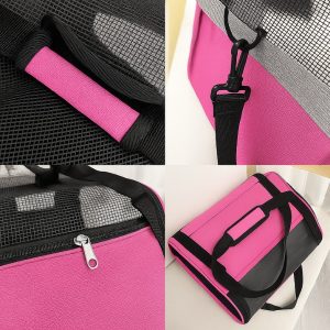 transportadora-para-perro-rosa-correa-mano