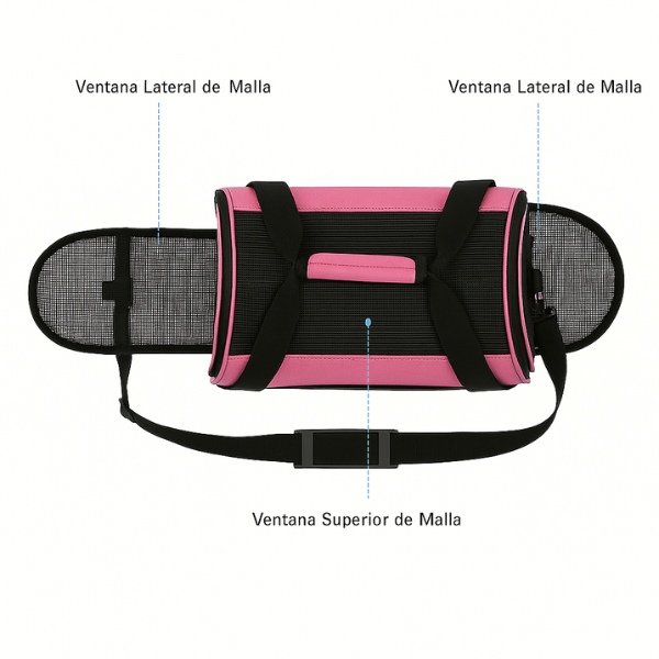 transportadora-para-perro-rosa-ventana